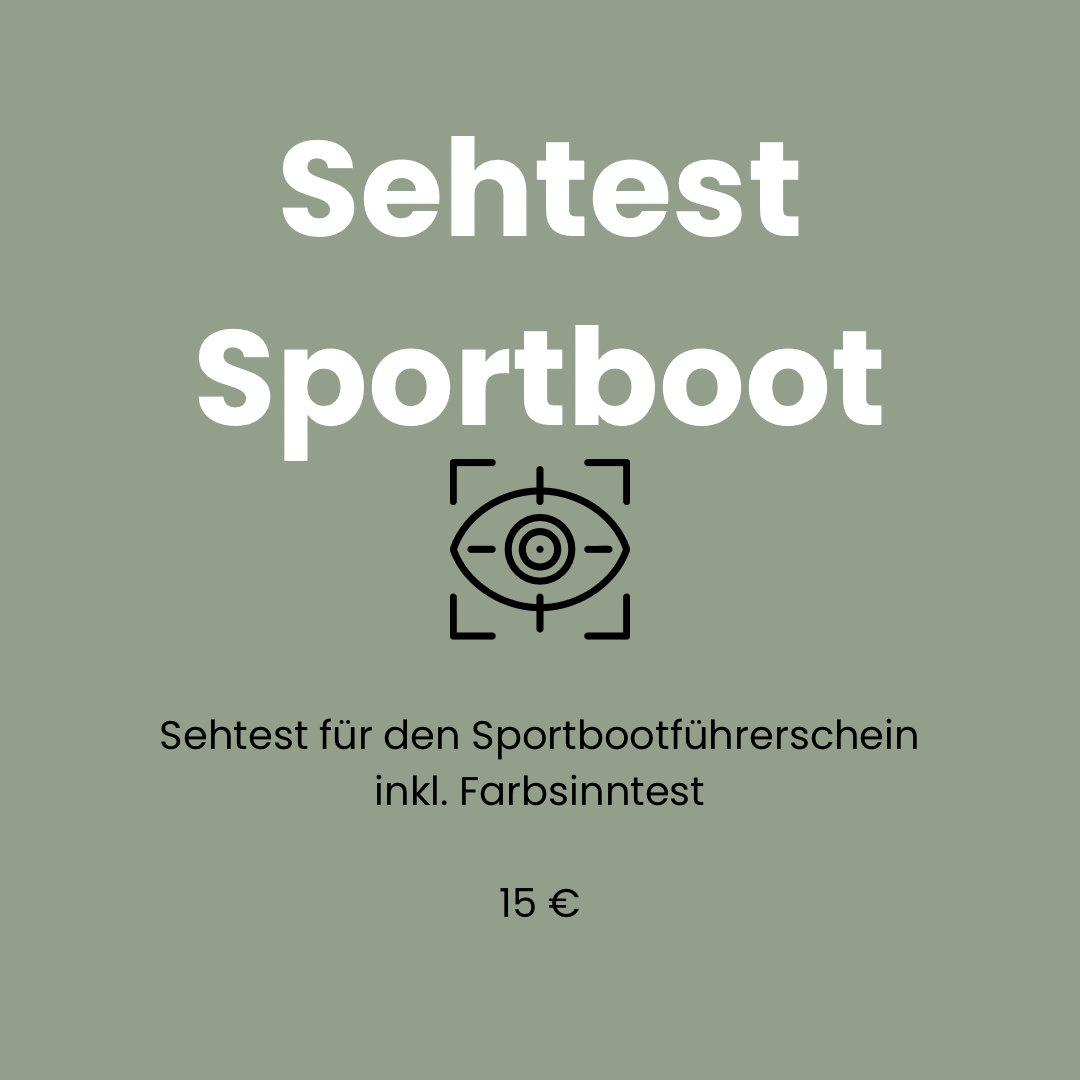Sehtest Sportboot